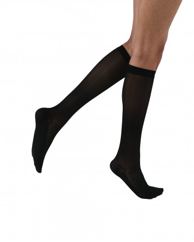 ACTIVA® SHEER THERAPY® KNEE 15-20 CLOSED TOE BLACK B